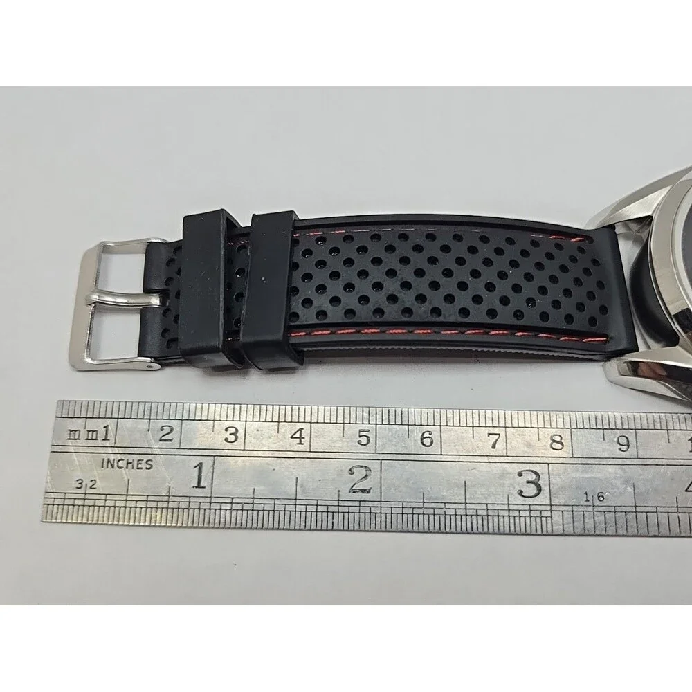Michael Kors Access Bradshaw MKT5000 DW2C Silver Smartwatch Black Silicone Band